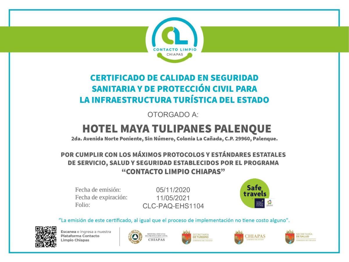 Hotel Maya Tulipanes パレンケ エクステリア 写真